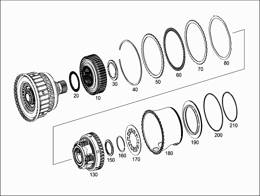 МНОГОДИСКОВАЯ ТОРМОЗНАЯ МУФТА B06, ПЛАНЕТАРНЫЙ РЯД 3