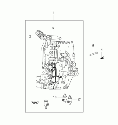 VALVE BODY(M11:DSI 6A/T)